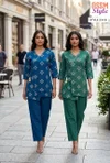 Ossm Style 214 A To C Cotton Printed Size Combo Co Ord Set
